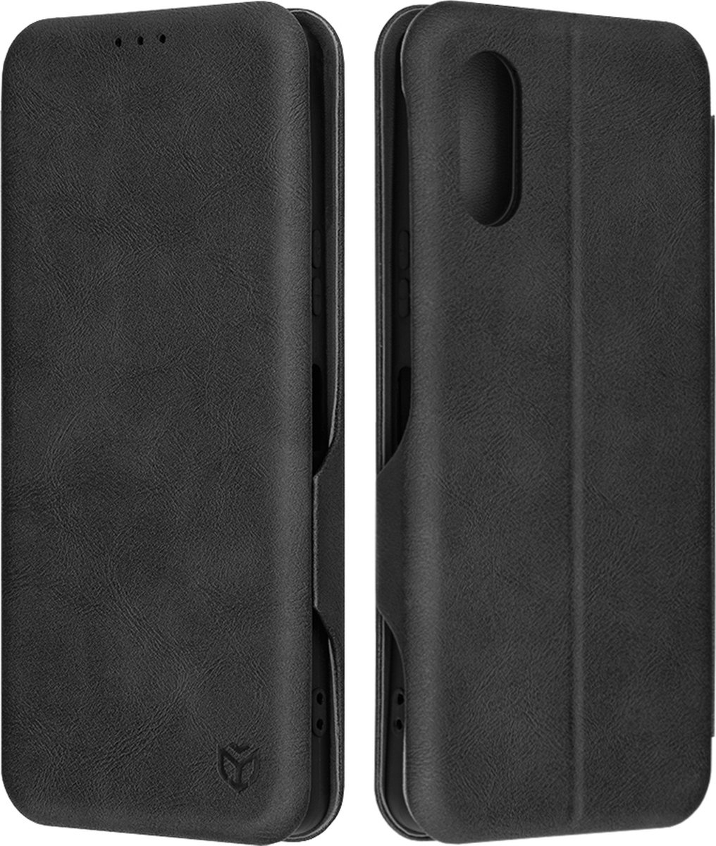 Techsuit Safe+ Book Wallet Case hoesje voor Sony Xperia 5 VI - Zwart
