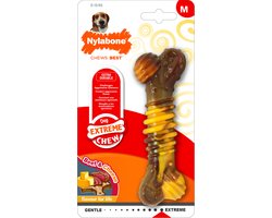Nylabone Extreme - Kauwbot Textuur - Rund en Kaas - Maat M tot 16 kg