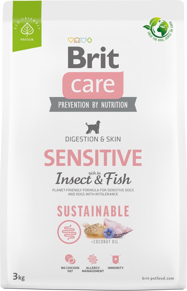Brit Brit Care Sustainable Sensitive Digestion & Skin Vis - Hondenvoer - 3 kg