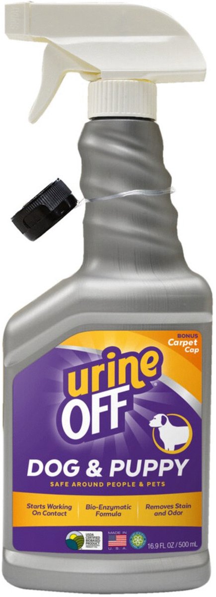 Urine Off Hond - Puppy Urine Vlek en Geurverwijderaar - Spray - 500 ml