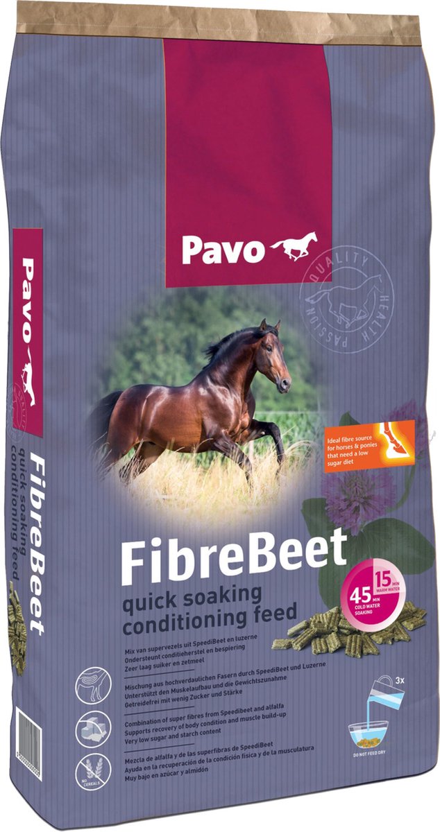 Pavo Fibrebeet - Paardenvoer - 15 kg