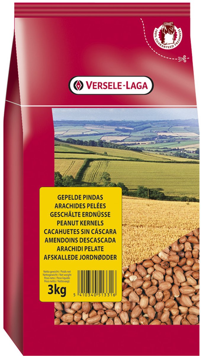 Versele-Laga Gepelde Pindas Superior - Binnenvogelvoer - 3 kg