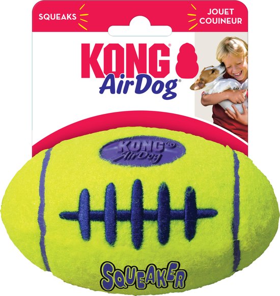 Kong air football medium 1 PC - Ballon - Jaune - Jouet pour chat - 150 x 130 x 64 mm