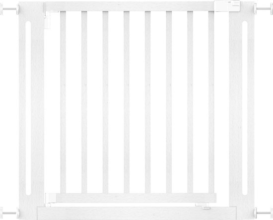 Safetots Klemhek Elegantie, 87cm - 95cm, Wit, Hout, Traphekje