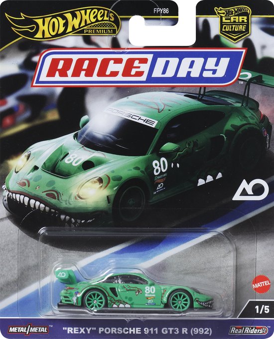 ホットウィール ROXY PORSHE 911 GT3 R Hot Wheels Car Culture Race Day 