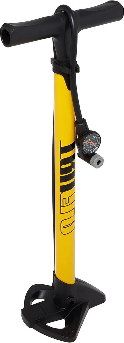 Fietspomp Geel One Size Unisex Ecotrax Fietspomp - Goedkoopste Fietspomp