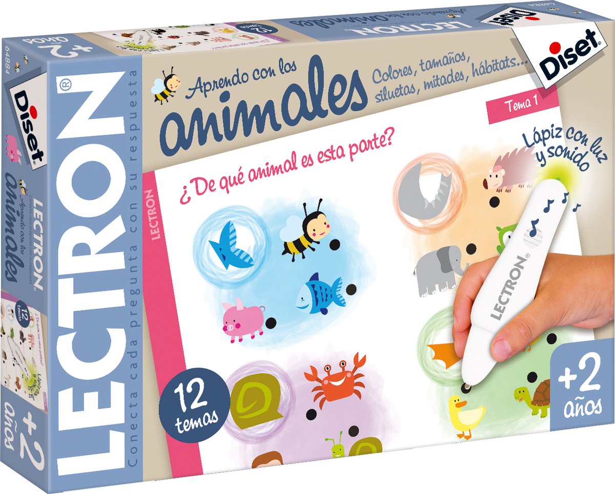 Diset Lectron - Baby Animales, Bordspel, Educatief, 2 jaar