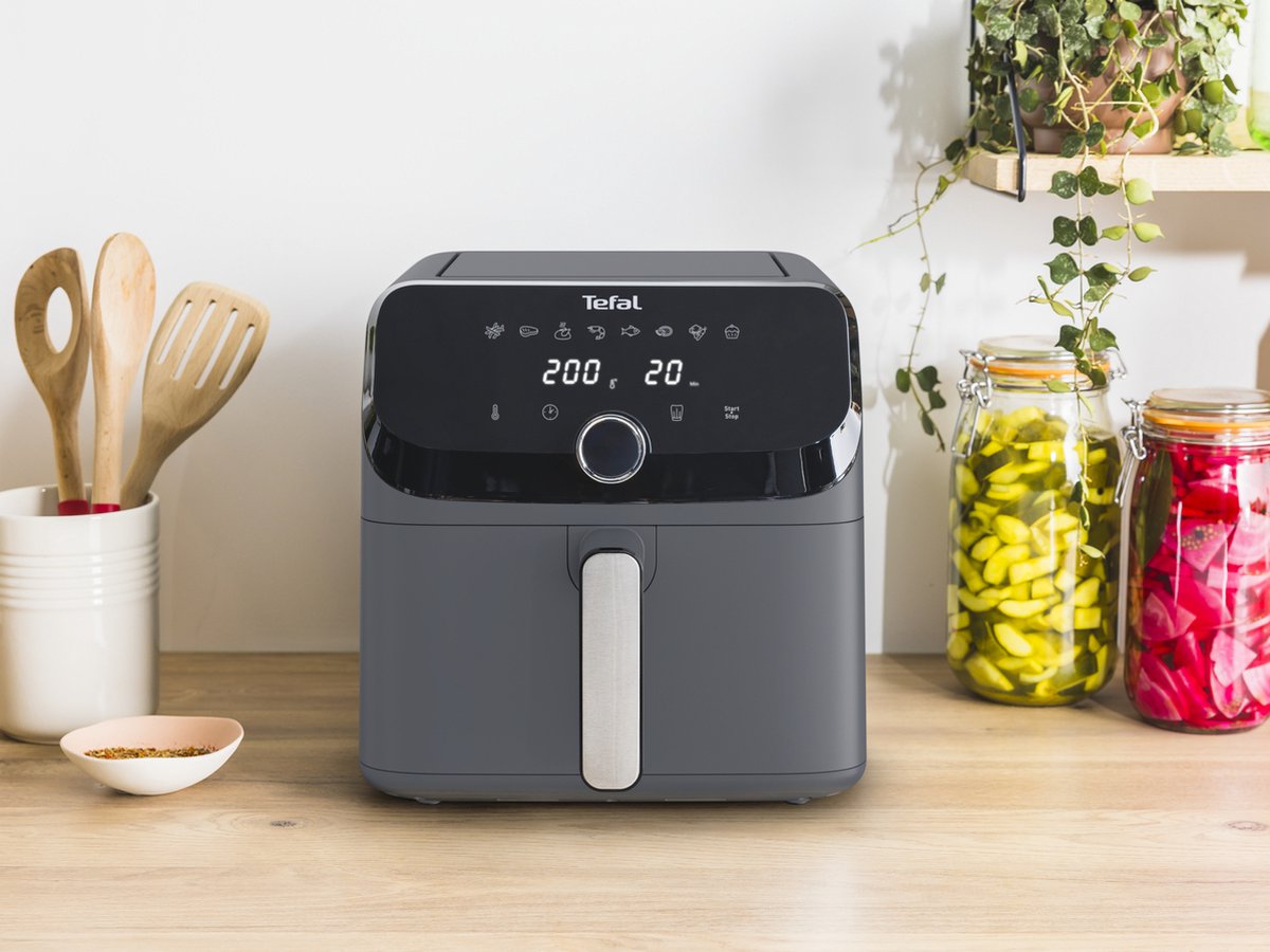 Afbeelding 3 van Tefal Easy Fry Mega EY855B - Airfryer - 7,5 Liter - Grijs