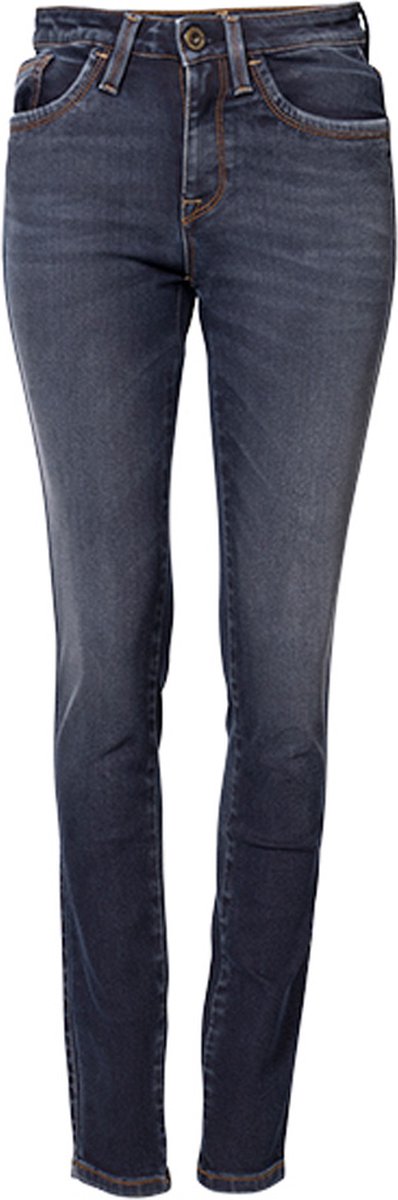 ROKKER RT Mid Waist Slim Blauw - Broek