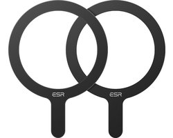 ESR HaloLock 360 Universele MagSafe Ring Sticker (2-Pack) Zwart