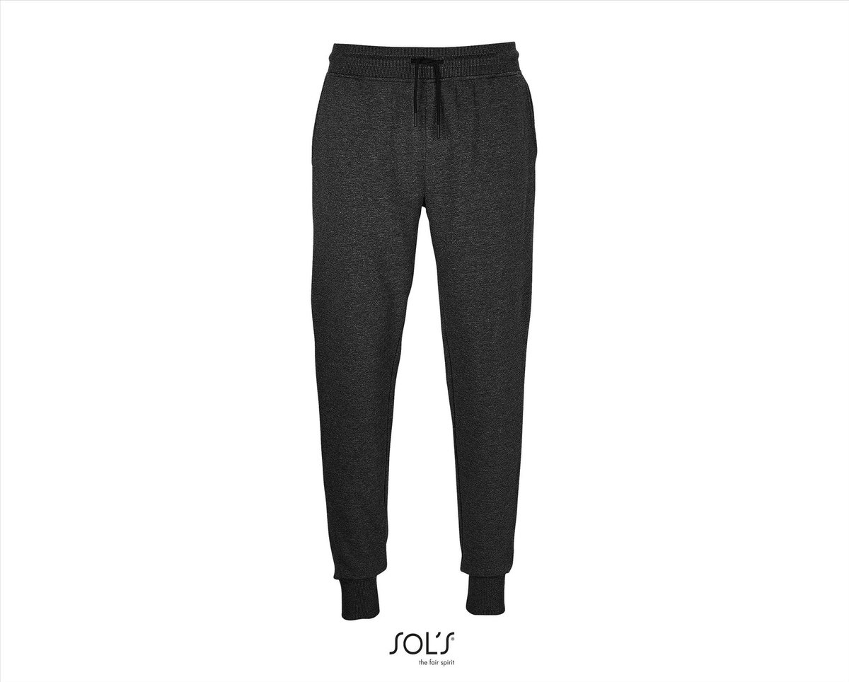 SOL'S Unisex Jumbo Fleece Jog Pants L03810 - Charcoal Melange - XXL