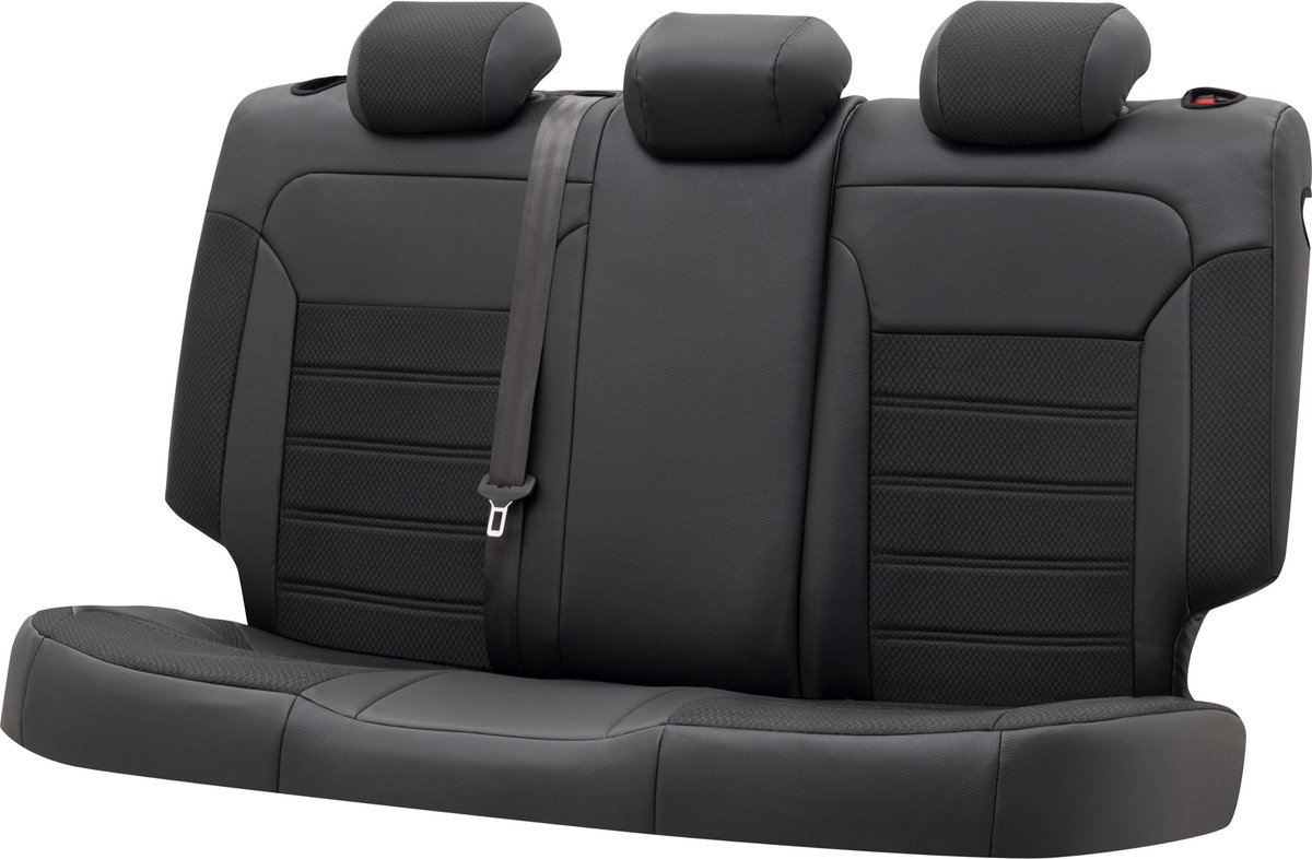 Walser Auto stoelbekleding Aversa geschikt voor Renault Clio IV (BH) 11/2012-Vandaag - 1 bekleding achterbank voor standard zetels