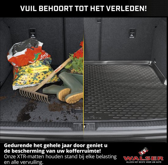 Tapis de coffre XTR adapté pour VW Tiguan II (AD1, AX1) 2016-Aujourd'hui, plancher de chargement supérieur