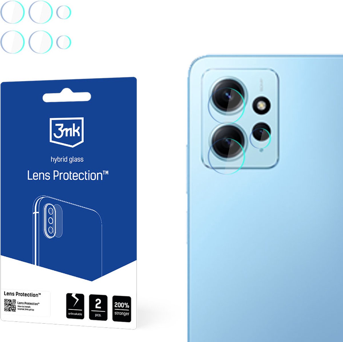 Redmi Note 12 4G - 3mk Lens Protection