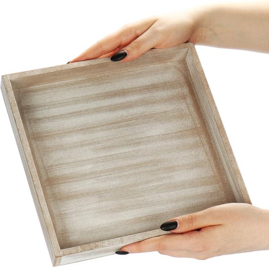 Dienblad van hout - 'T Olde Gre-j