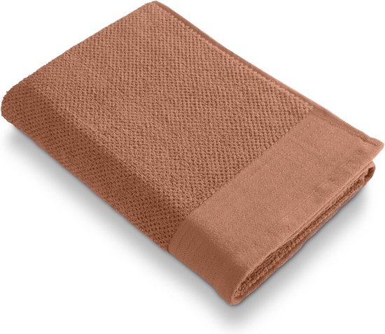 Walra Badlaken Soft Cotton Popcorn - Terra - 70x140