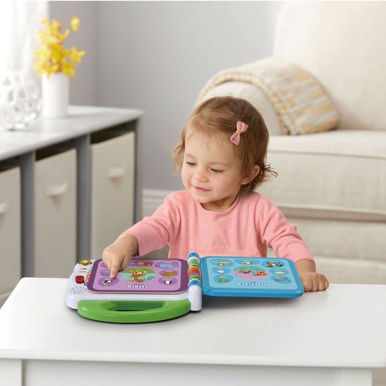 VTech Baby Mijn Eerste 100 Woordjes Boek - Educatief Speelgoed - Woordjes Leren - Nederlands & Engels Gesproken - Cadeau - Kinderspeelgoed 1.5 tot 4 Jaar