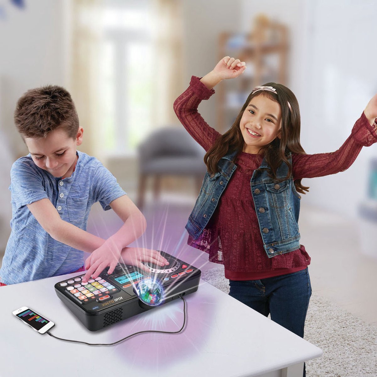 VTech Kidi DJ Mix - DJ Set Kinderen - Muziekspeler - DJ Mengpaneel - DJ Mixer Kids - Educatief Speelgoed Cadeau - Kinderspeelgoed 6+ Jaar — afbeelding 7