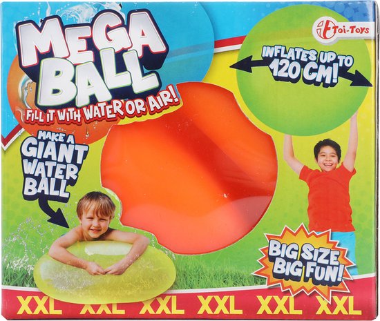 Mega Ball XXL "Puffer d' Water" Ø 120cm assorti 16x18cm