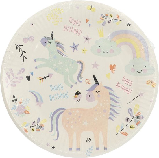 Bicchieri Unicorns & Rainbows Per Bambini - 250ml, 6 Pezzi | Colorati E Divertenti - Foto 3