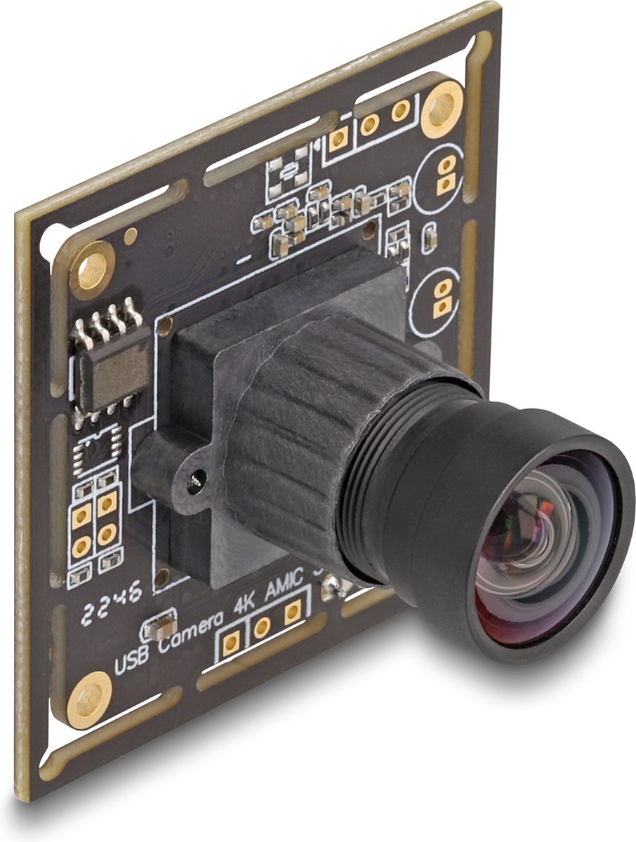 DeLOCK 12073 webcam 8,3 MP 3840 x 2160 Pixels USB 2.0 Zwart