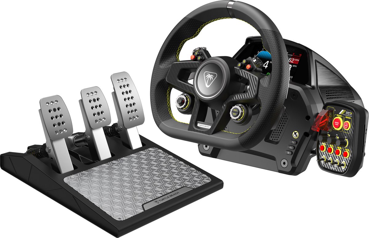 Turtle Beach VelocityOne Race - Universeel stuur- en pedaalsysteem - Xbox Series X|S, Xbox One, Windows 10/11 op Prijzenvolger.com