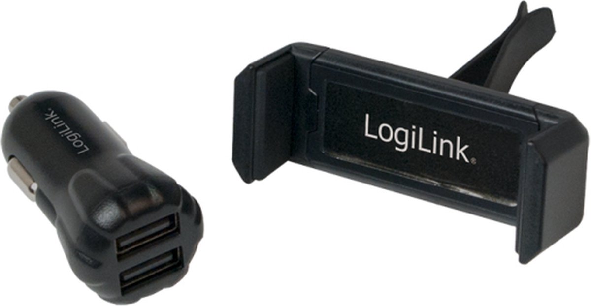 LogiLink PA0133 USB-oplader Auto, Vrachtwagen Uitgangsstroom (max.) 2000 mA 2 x USB