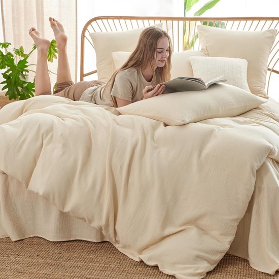 Douceur d'Intérieur, Stormi 3-Piece Bedding Set (260 x 240 cm), 100