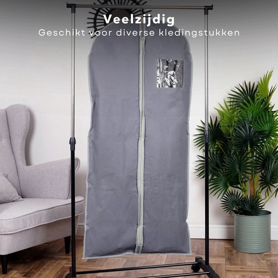 Set Van 2 Katoenen Kledinghoezen Om Op Te Hangen Ademende Met Venster En Ritssluiting Voor Overhemden Jassen Colberts 58 130cm 23 51in 3623149891