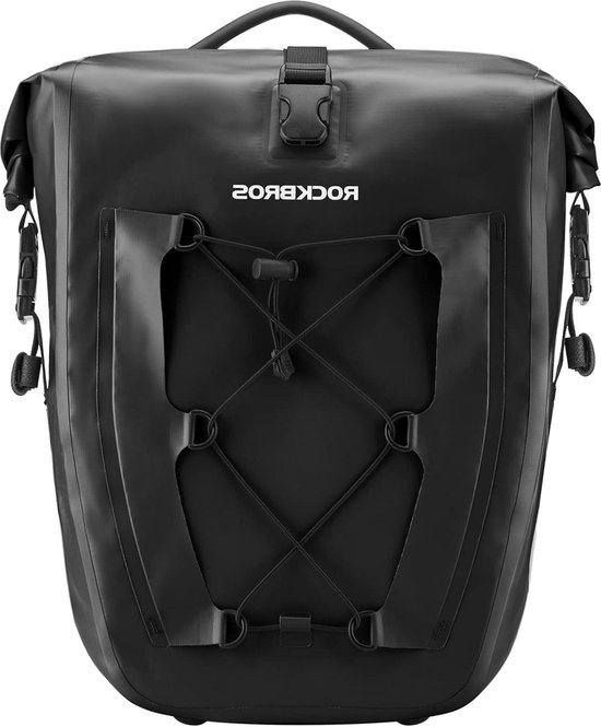 Rhinowalk Fiets Kofferbak Tas 12L Achter Rack Carrier Bag Bagage Commuter Bag Met Regen Cover en Schouderriem
