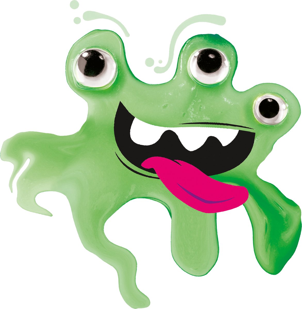 KOSMOS Slime Galaxy - Experimenteerset - Maak Zelf Glow in the Dark Slijm - 6 Ruimte-experimenten met Glitter, Ogen en Slime Alien - STEM Speelgoed - Vanaf 8 Jaar — afbeelding 7