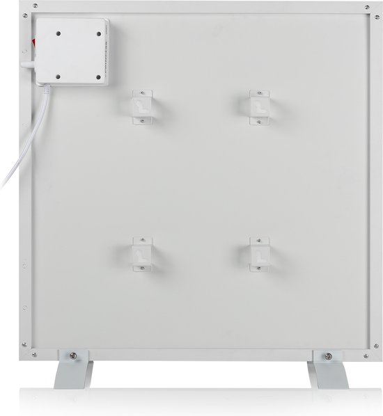Infrarood paneel – Princess Elektrische kachel 350W – 60 x 60cm - Infrarood kachel - Infrarood Verwarmingspaneel 348035 – Inclusief mobiele app - WiFi - Smart- met App - Vrijstaand/Wandmontage - Energiezuinig - Infrarood paneel verplaatsbaar - Wit