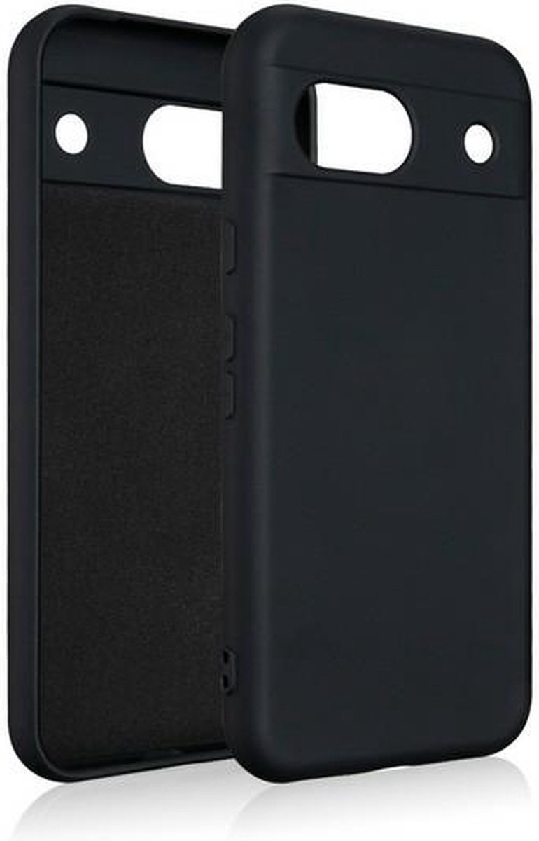 Beline siliconen hoesje voor Google Pixel 8a zwart/zwart