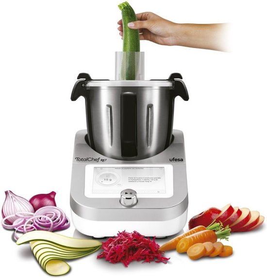 Ufesa 85104982 TotalChef RK7 Smart Keukenrobot, 30 Kookfuncties, WiFi, Touchscreen Display 7'', Mengkom van 4.5L inhoud, Incl. receptenboek — afbeelding 4