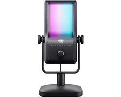 CHERRY XTRFY Ngale R – Microfoon – RGB – 3.5mm Jack & USB-C – 2m Kabel – Zwart