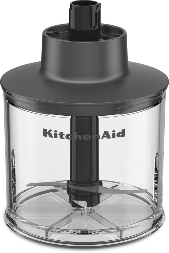 Kitchenaid staafmixer - Kitchenaid Go - Draagbare staafmixer met extra hakmolen en garde - met batterij - Zwart van Merkloos — afbeelding 2