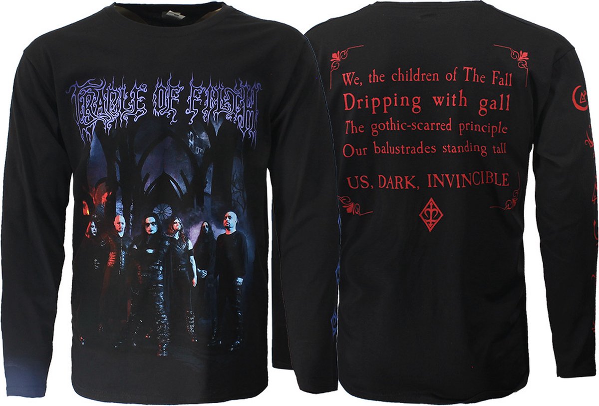 Cradle Of Filth Existence Is Futile Longsleeve T-Shirt - Officiële Merchandise - S