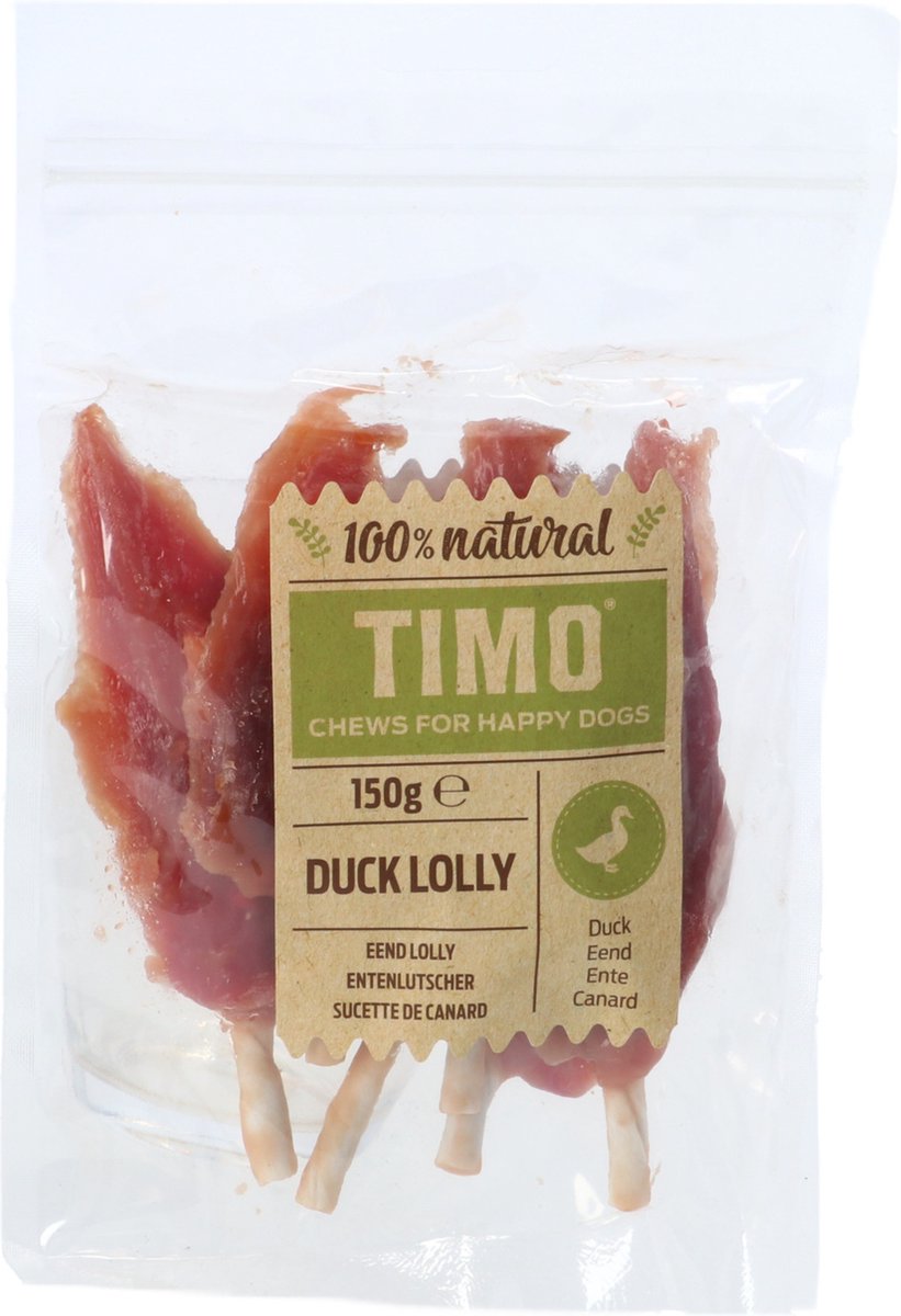 Timo Lolly Eend - Hondensnacks - 150 g