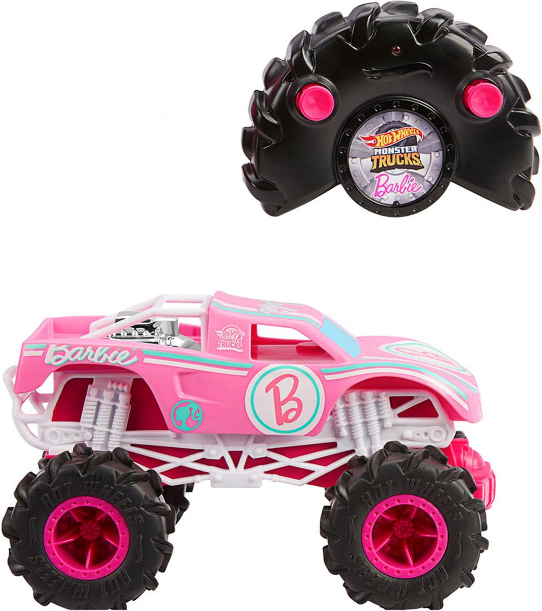 Bol.com Hot Wheels Monster Trucks - Barbie - Speelgoedvoertuig aanbieding