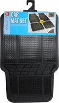 Tapis de voiture universel - Antidérapant - Ensemble de 4 pièces - Noir