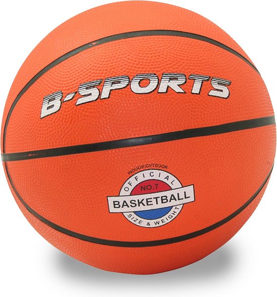 Benson Basketbal voor binnen en buiten - duurzaam rubber en nylon - maat 7 - oranje
