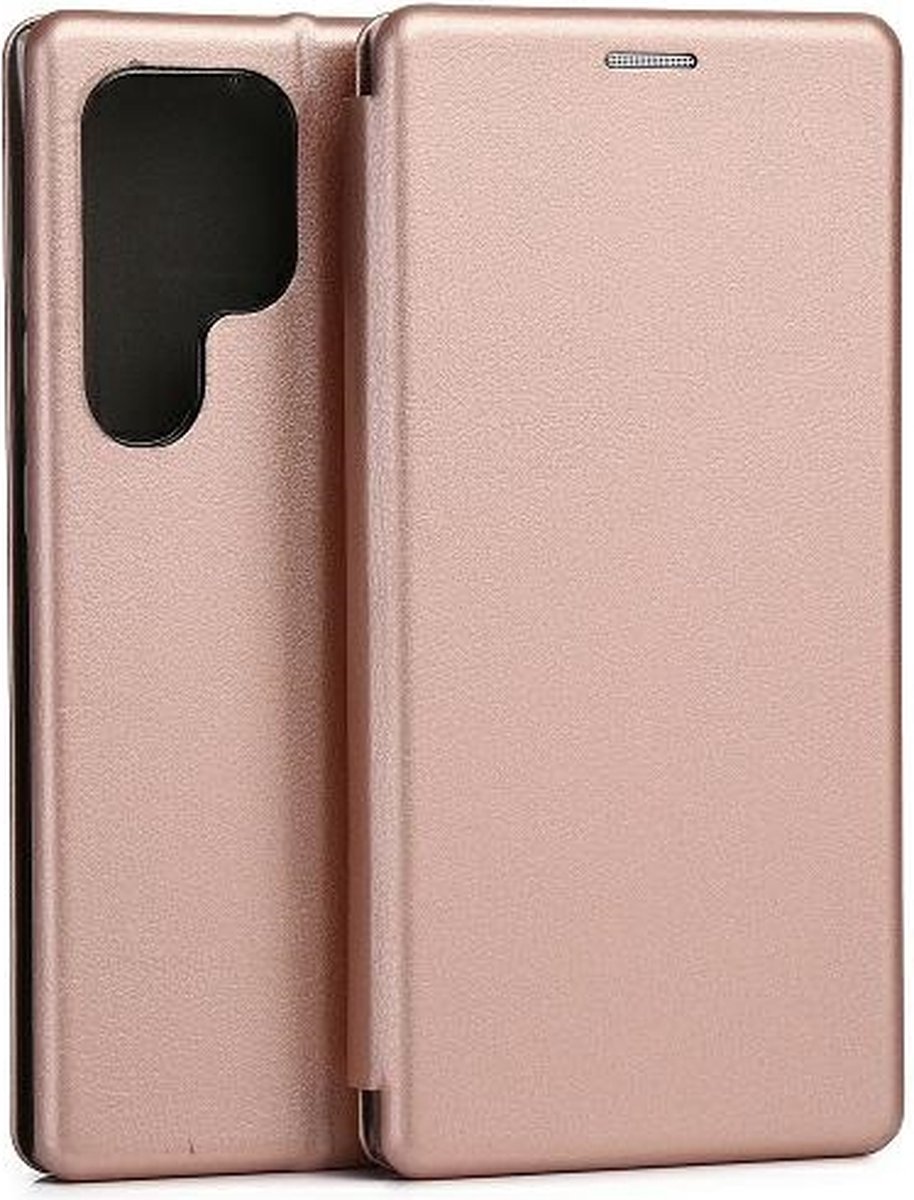 Beline Book Magnetische Hoesje Samsung S24 Ultra S928 roze-goud/rosé goud