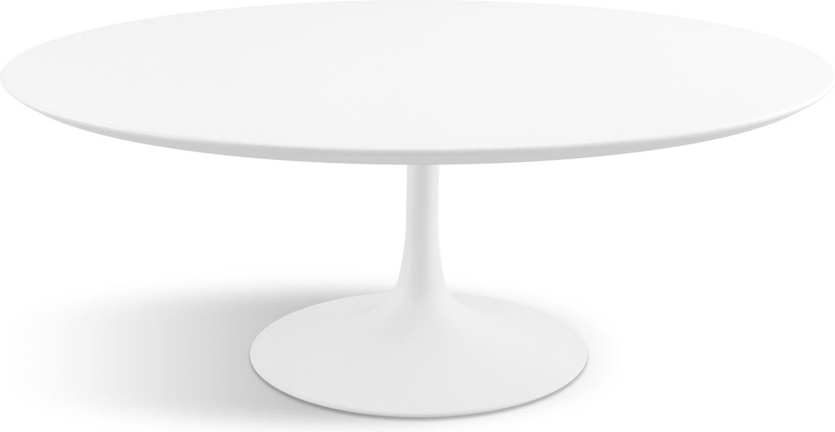 Flute Eettafel Wit Ovaal