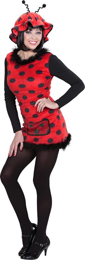 Lieveheersbeestje kostuum dames pluche - Maat M