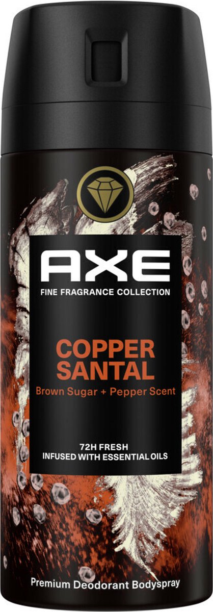 Goedkoopste AXE Fine Fragrance Collection Copper Santal - Premium Deodorant Bodyspray - 150 ml