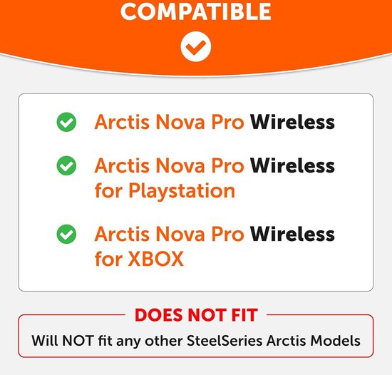 INF 2 stuks oorkussens - Compatibel met SteelSeries Arctis Nova Pro