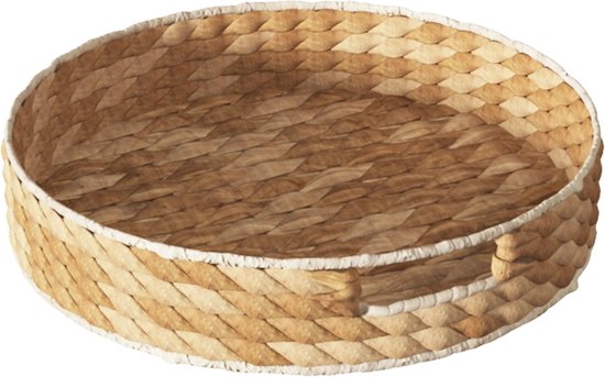 Plateau en roseau tressé Jacinthe Diamètre 35 cm