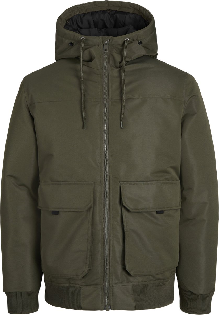 JACK&JONES PLUS JJCONSTRUCT BOMBER PLS Heren Bomberjack - Maat EU2XL US1L