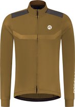 Rogelli Mono Cycling Jersey Men - Maillot de cyclisme à manches longues - Marron - Taille L