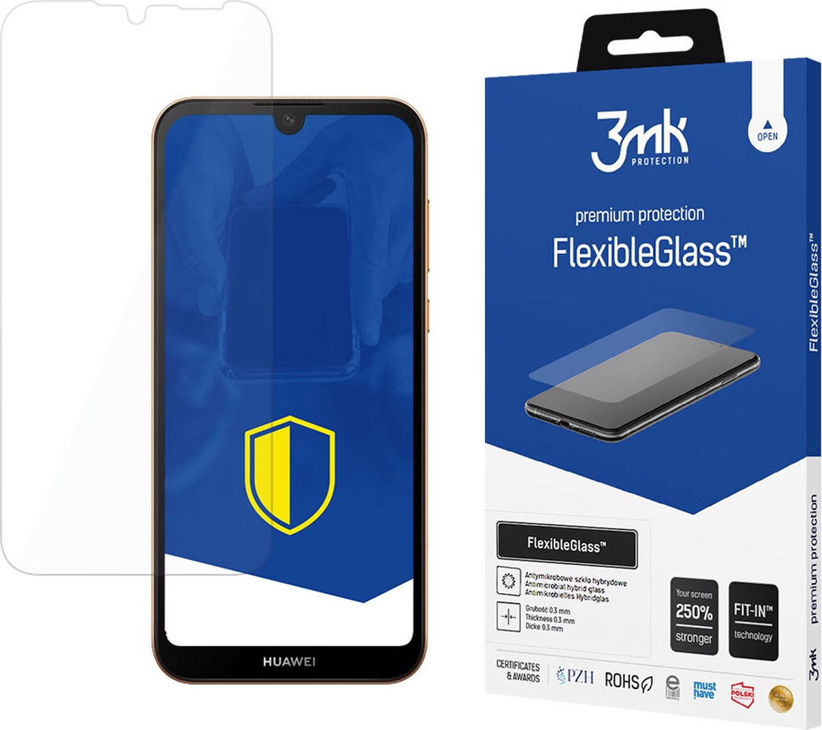 Huawei Y5 2019 - 3mk FlexibleGlass